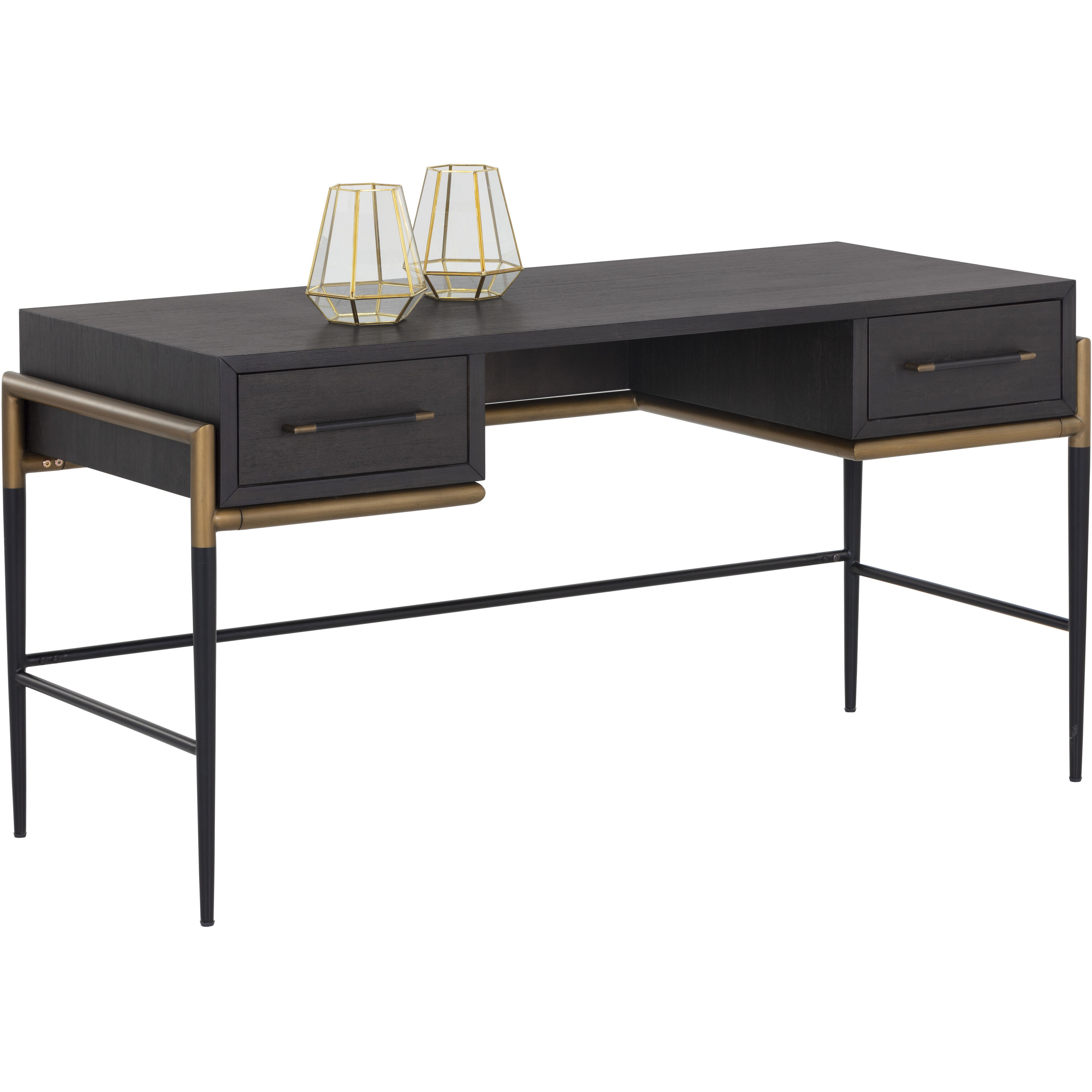 Weldrick 60 X 25.25 inch Espresso Desk